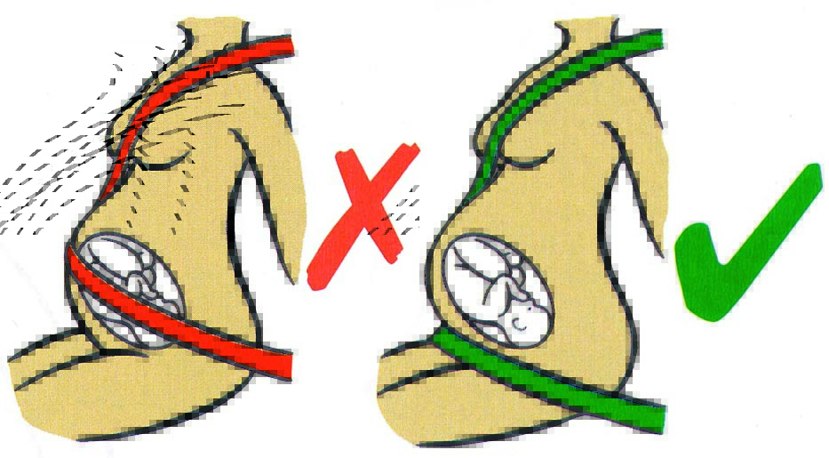 Bezpečnostní pás do auta pro těhotné