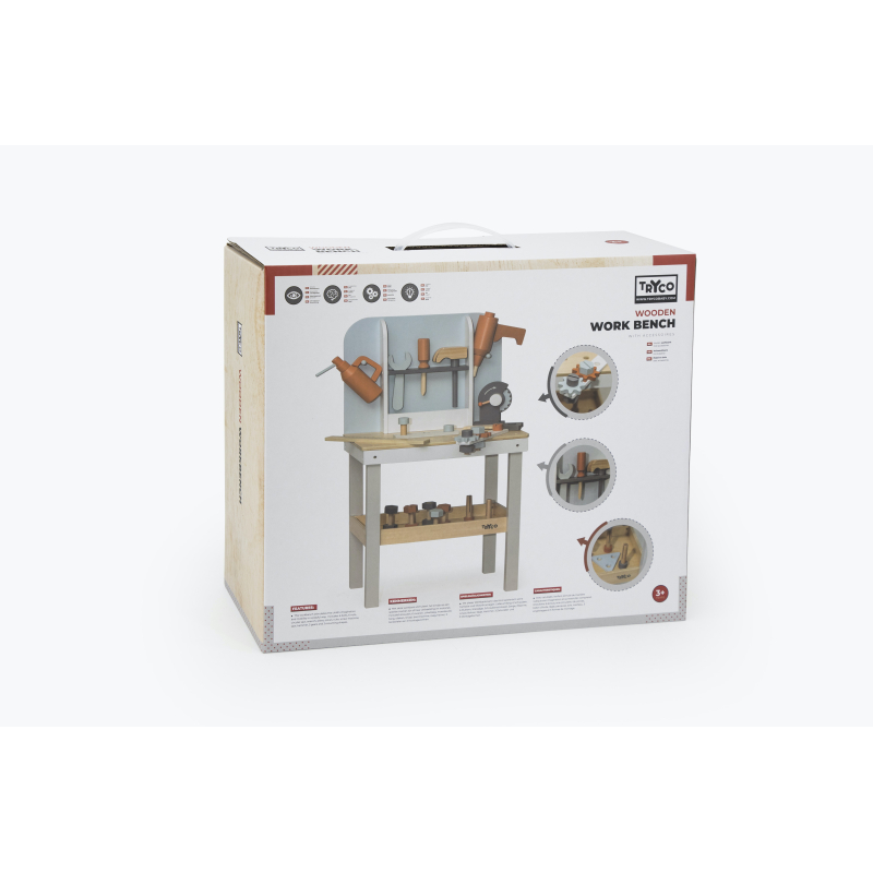 TRYCO Dřevěný pracovní ponk