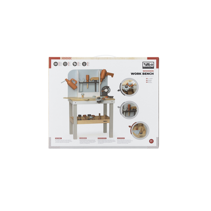 TRYCO Dřevěný pracovní ponk