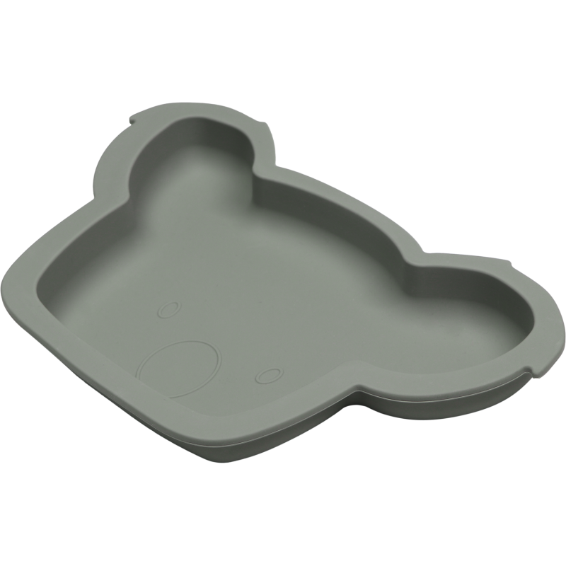 TRYCO Silikonový talířek Koala, Olive Gray