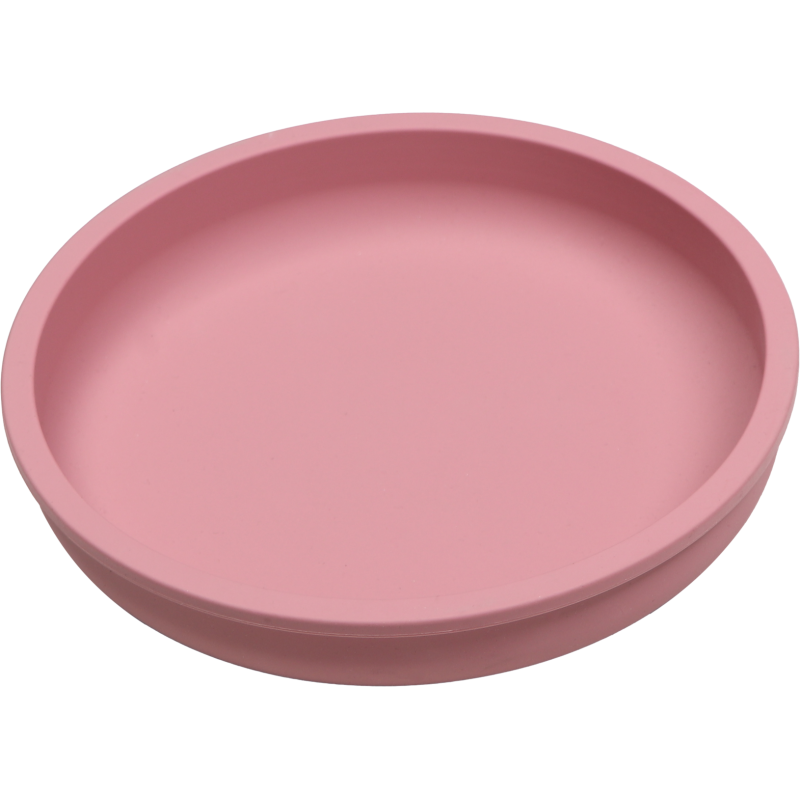 TRYCO Silikonový talířek kulatý, Dusty Rose