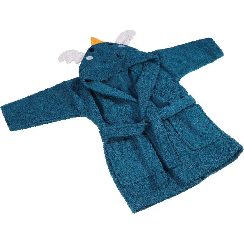 TRYCO Blush & Blossom Froté župan Drak Diego, vel. 1-2 roky