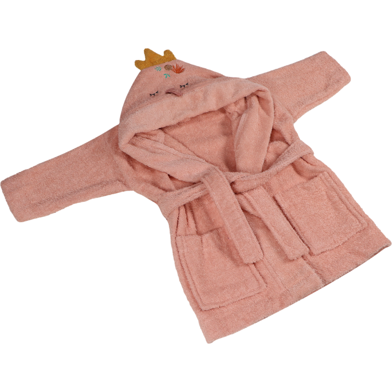 TRYCO Blush & Blossom Froté župan Labuť Ivy, vel. 1-2 roky