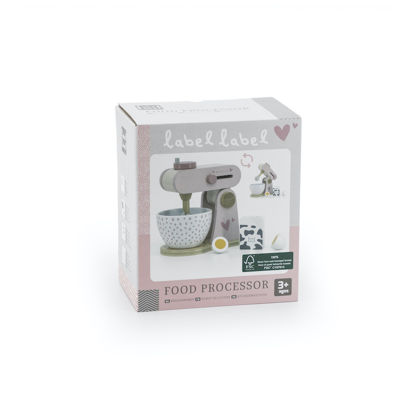 Label Label Kuchyňský robot, růžový