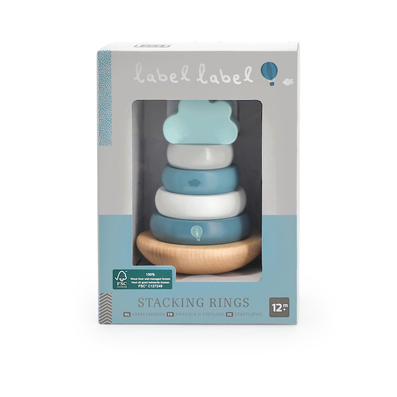 Label Label Balanční stohovací kroužky, zelené