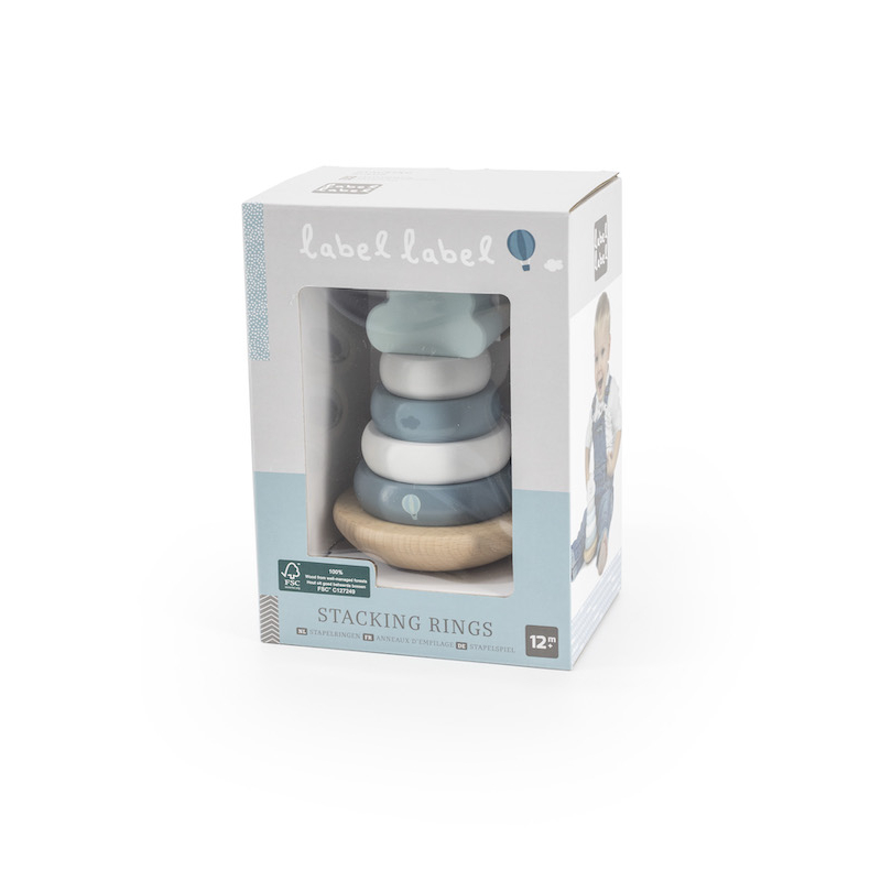 Label Label Balanční stohovací kroužky, zelené