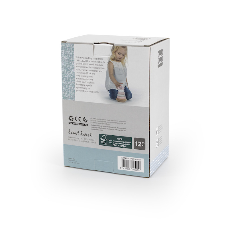 Label Label Balanční stohovací kroužky, zelené