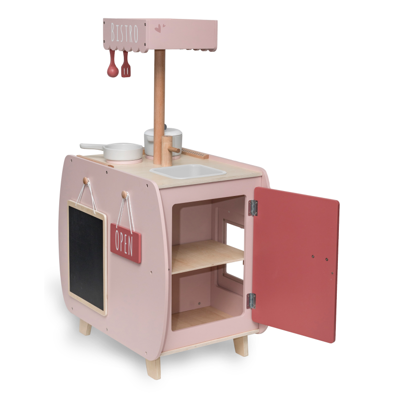 Label Label Kuchyňka Bistro, růžová