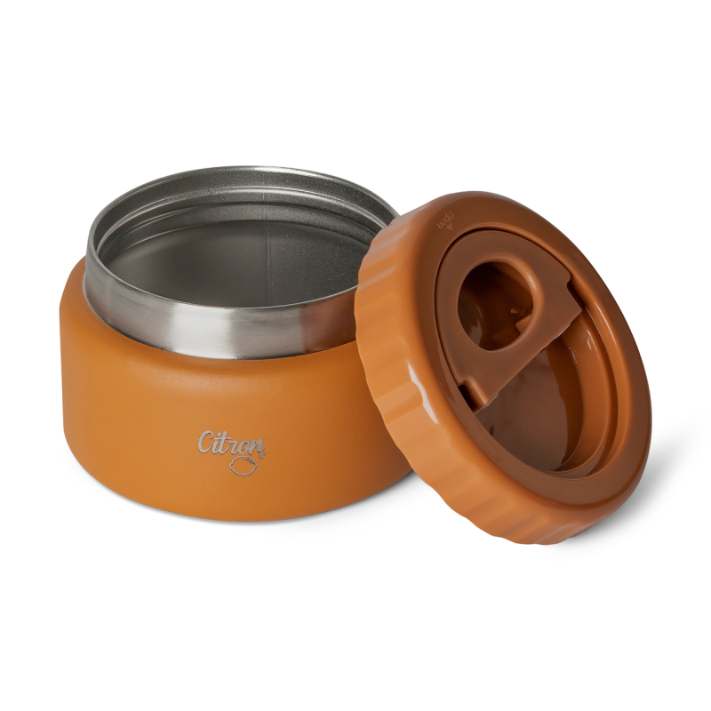 Citron Nerezová nádoba na jídlo 250 ml - Caramel