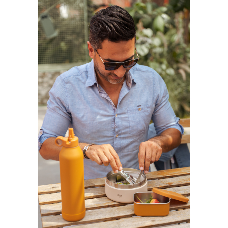 Citron Nerezová nádoba na jídlo 400 ml - Beige