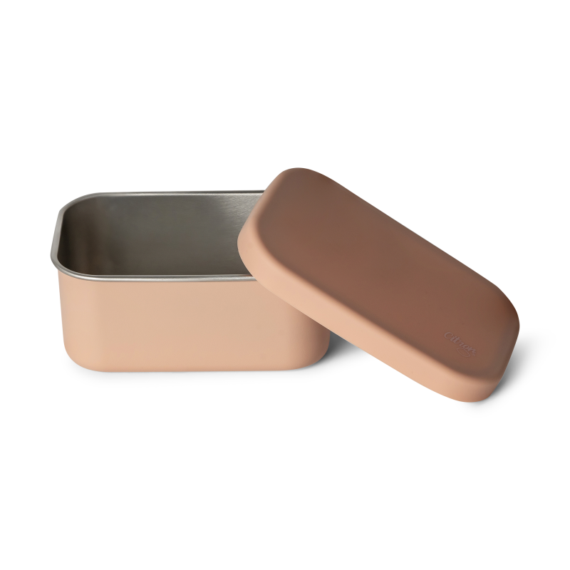 Citron Mini svačinový box, nerez - Blush Pink