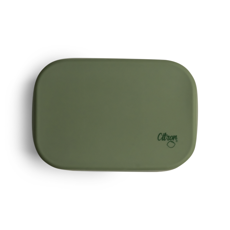 Citron Mini svačinový box, nerez - Green