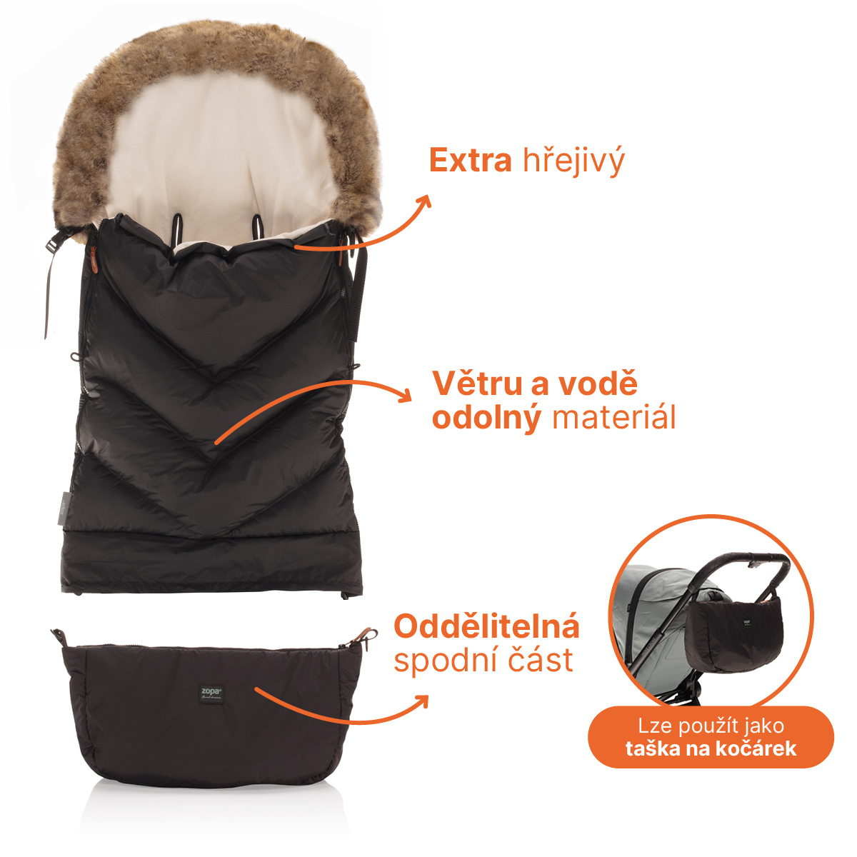 Zimní fusak Fluffy Combi, Old Pink