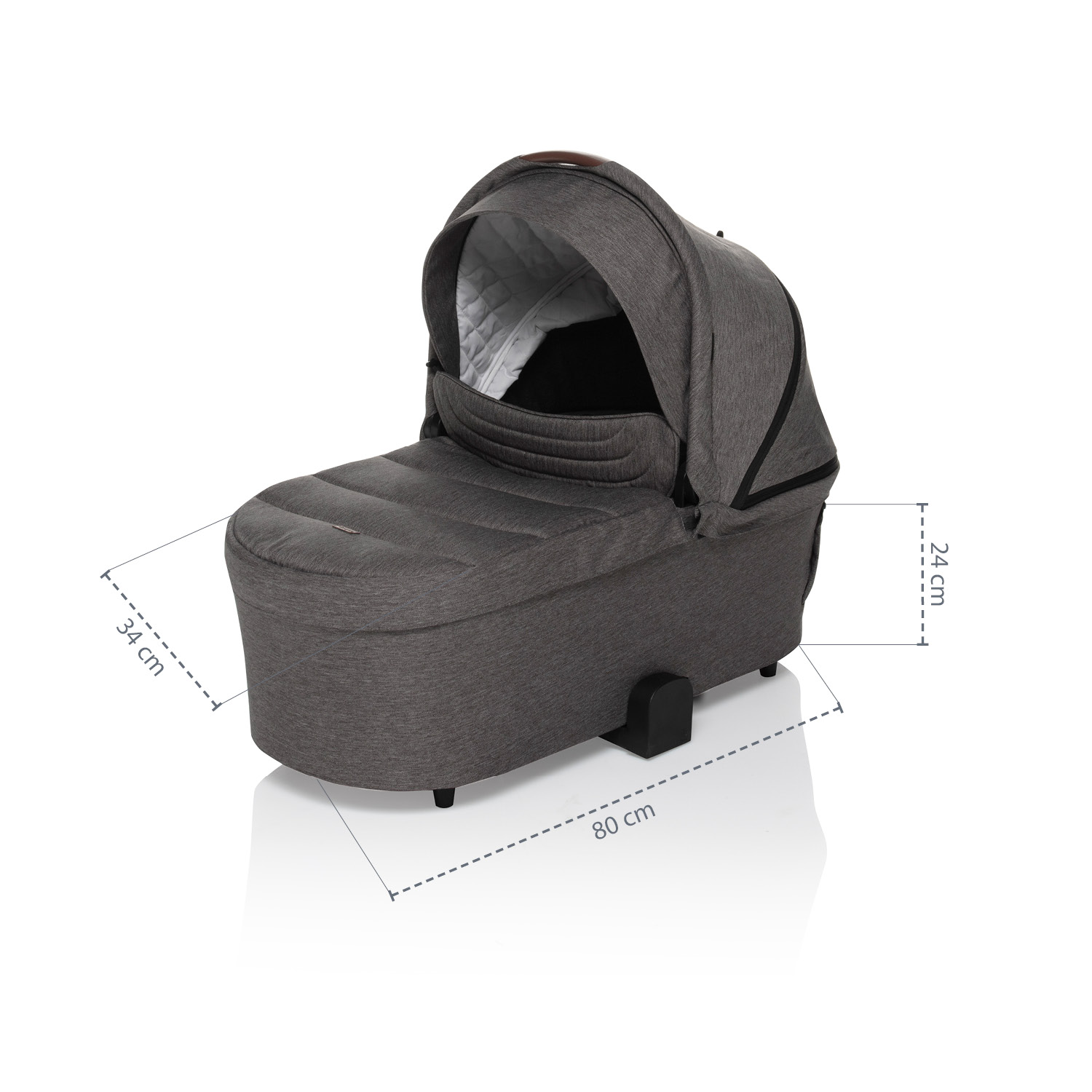 Set kočárek Move Cross 2 + korba XL, Antique Green/Gold