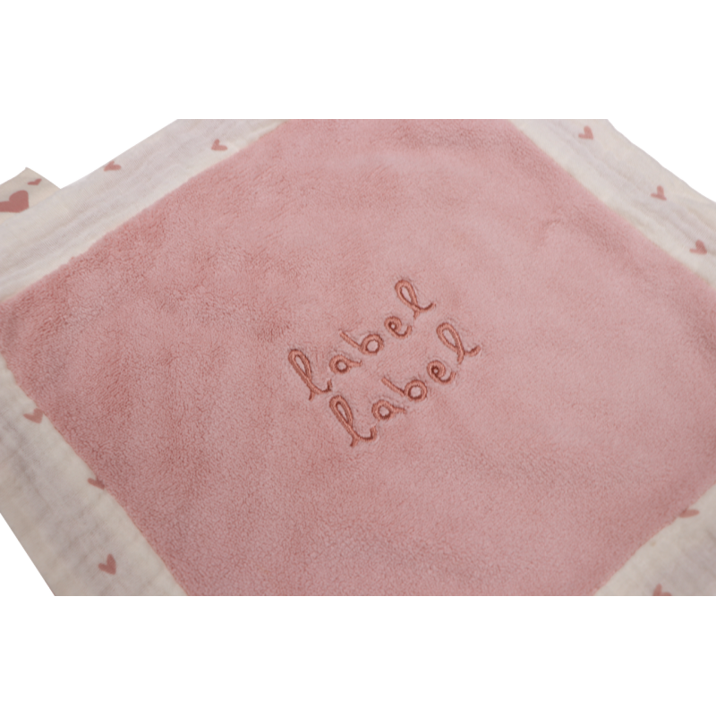 Label Label Mazlík - Hearts Pink