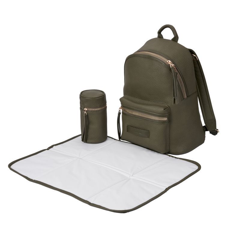 BabaBing Luca taška /batoh, veganská kůže, Olive