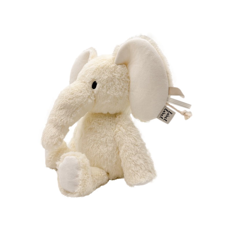 Label Label Plyšák slon Elly M - Ivory