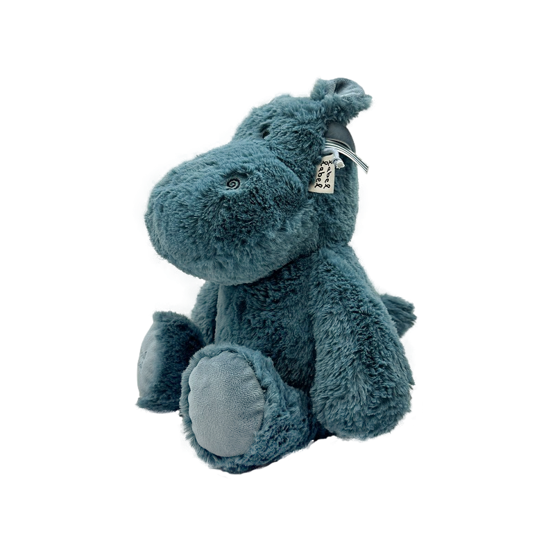 Label Label Plyšák hroch Harvey M - Blue