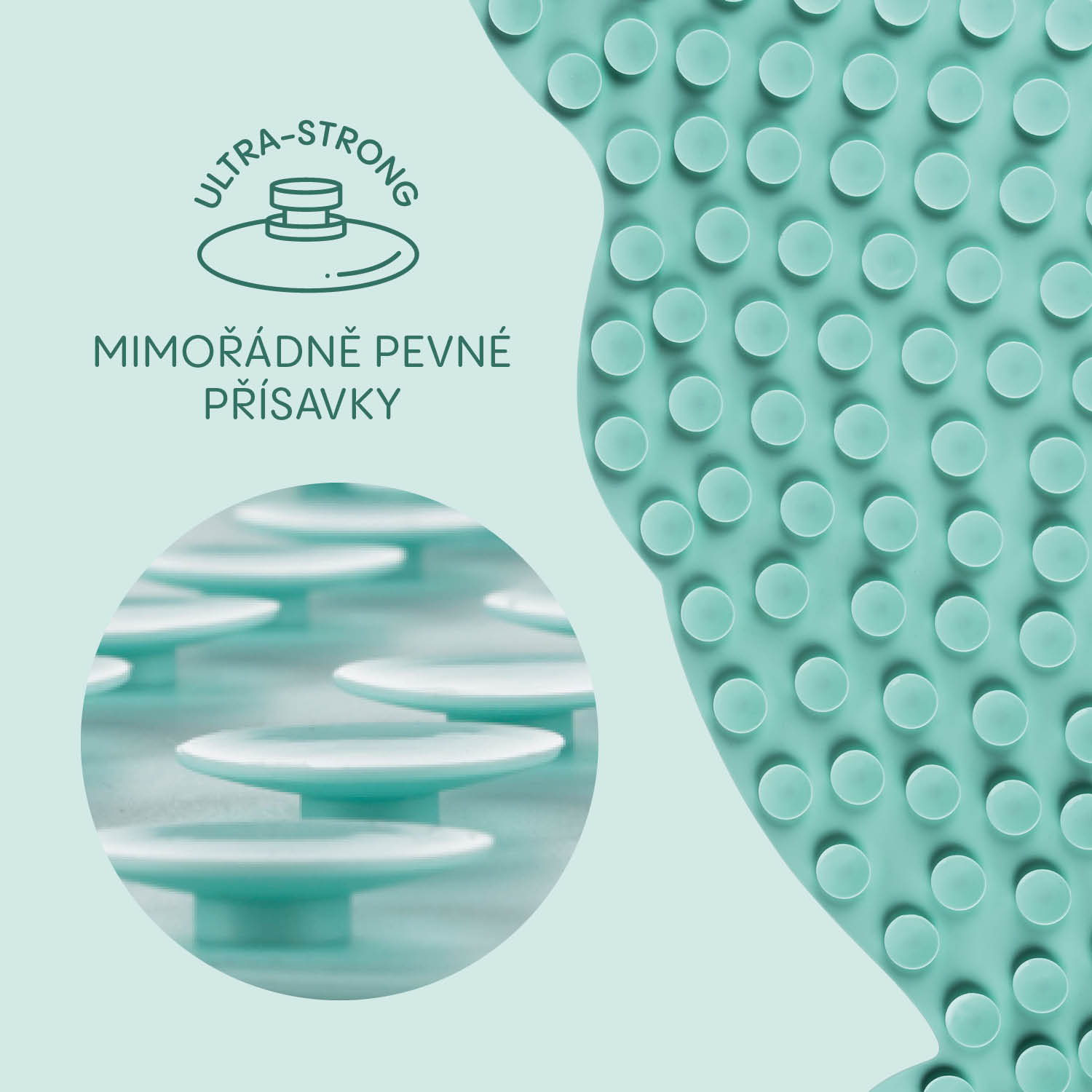 Silikonová podložka do vany protiskluzová, Dove Grey