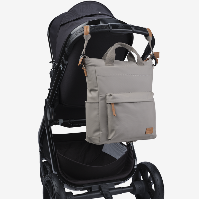 BabaBing DayTripper Pac přebalovací taška /batoh, Warm Grey Beige - NOVINKA