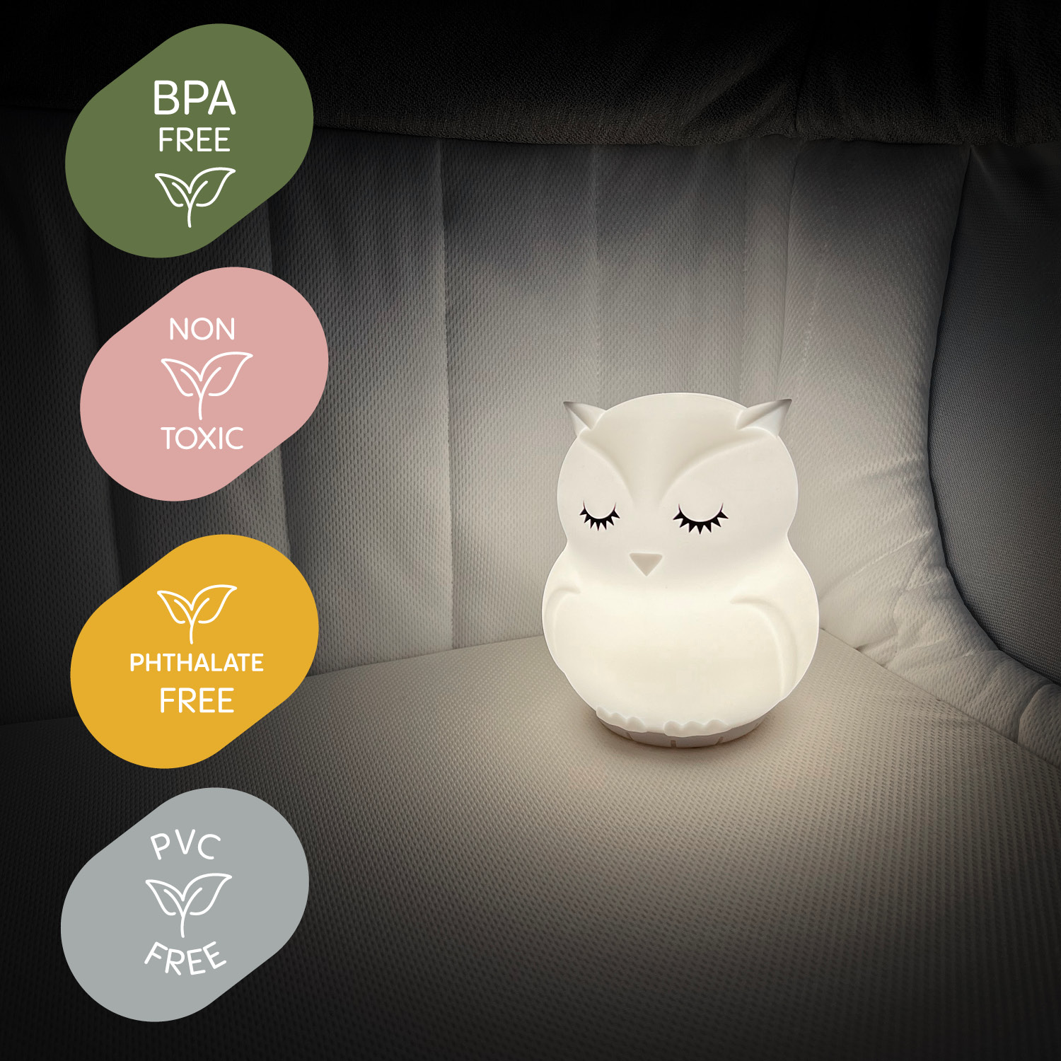 Silikonová LED noční lampička vel. M, Rabbit