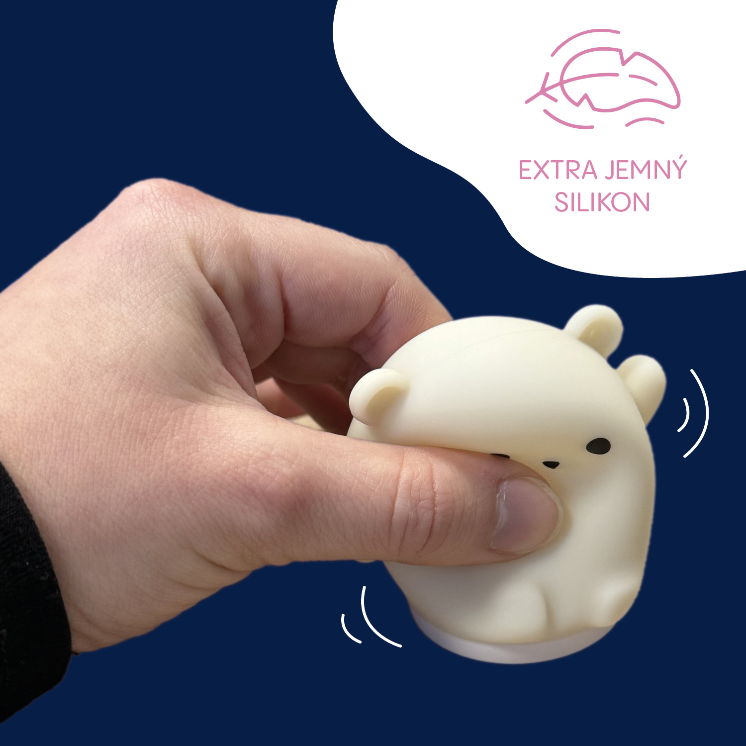 Silikonové závěsné LED světýlko, Rabbit