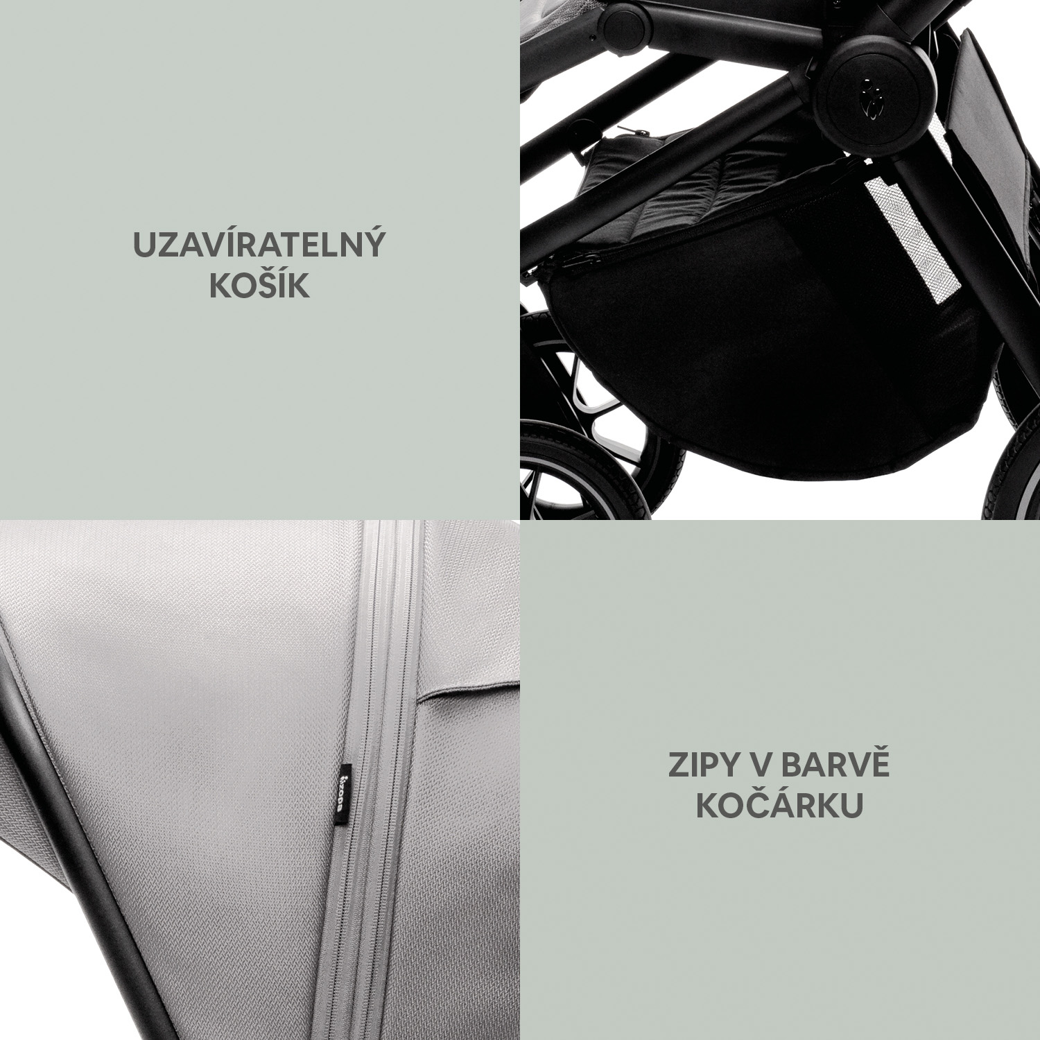 Set kočárek Move Cross 3 + hluboká korba Move XL 3 + autosedačka, Boss Grey