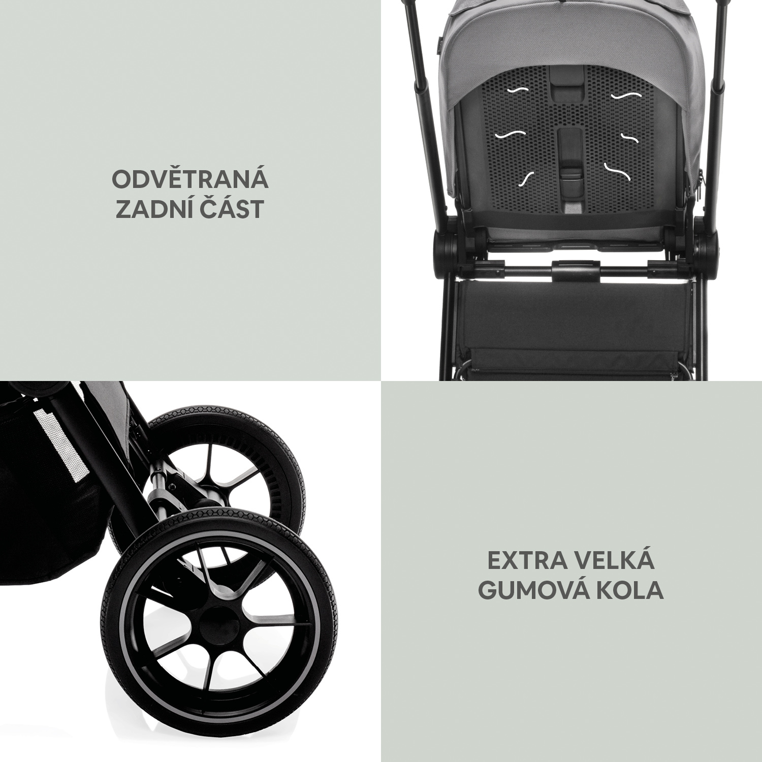 Set kočárek Move Cross 3 + hluboká korba Move XL 3 + autosedačka + báze, Boss Grey