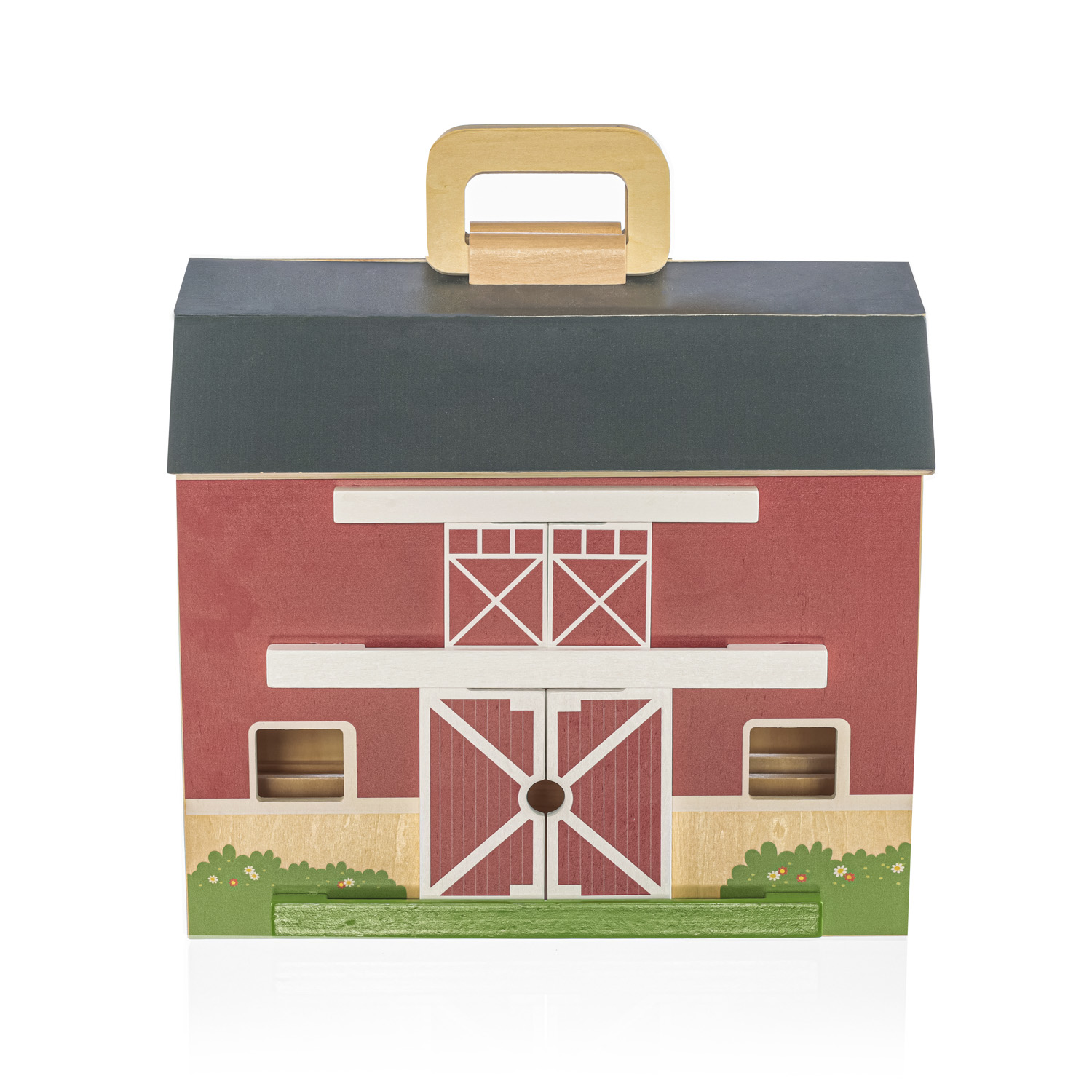 Dřevěná přenosná aktivity farma