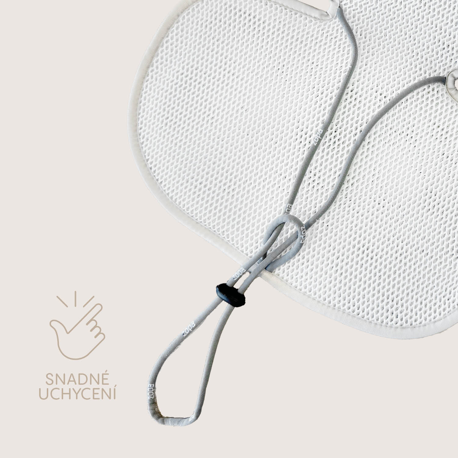 Prodyšná podložka do autosedačky Breeze sk. 1, Boss Grey