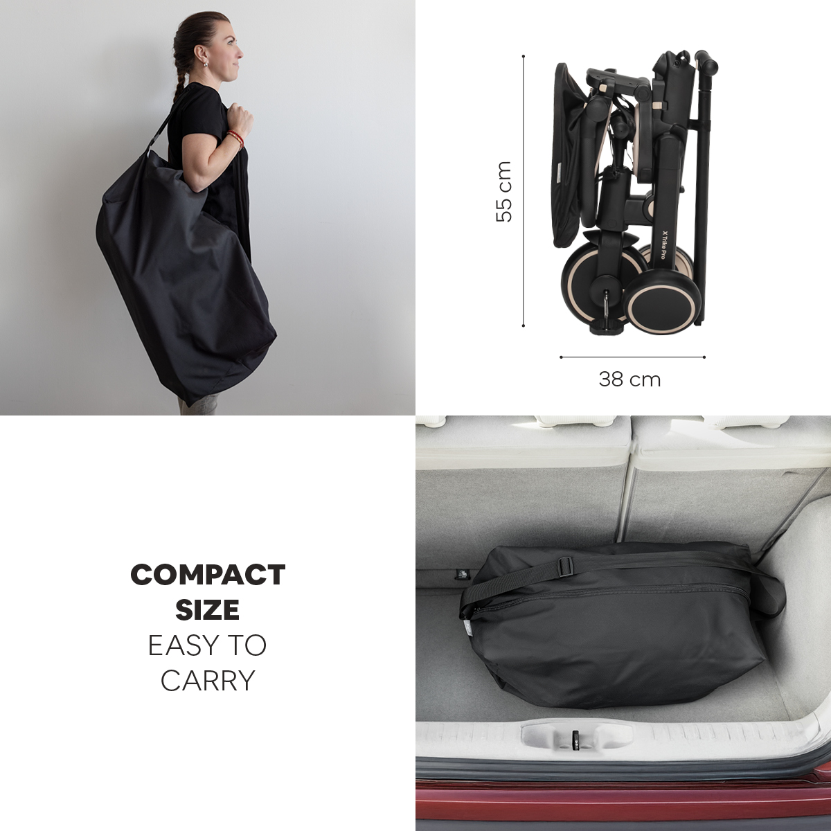 Tříkolka X Trike Pro, Kodi Bronze