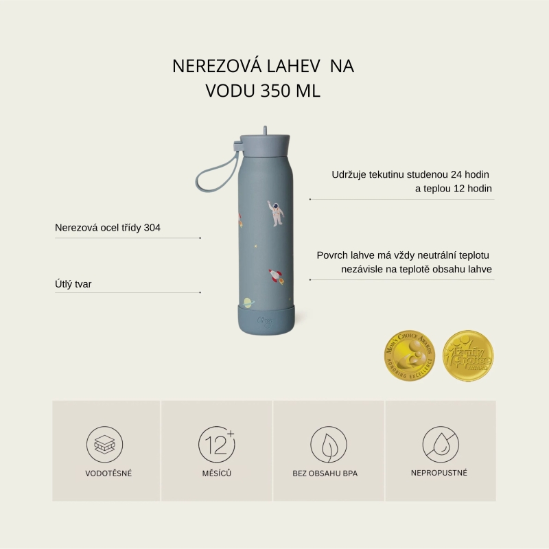 Citron Lahev na vodu Small, 350 ml - Spaceship