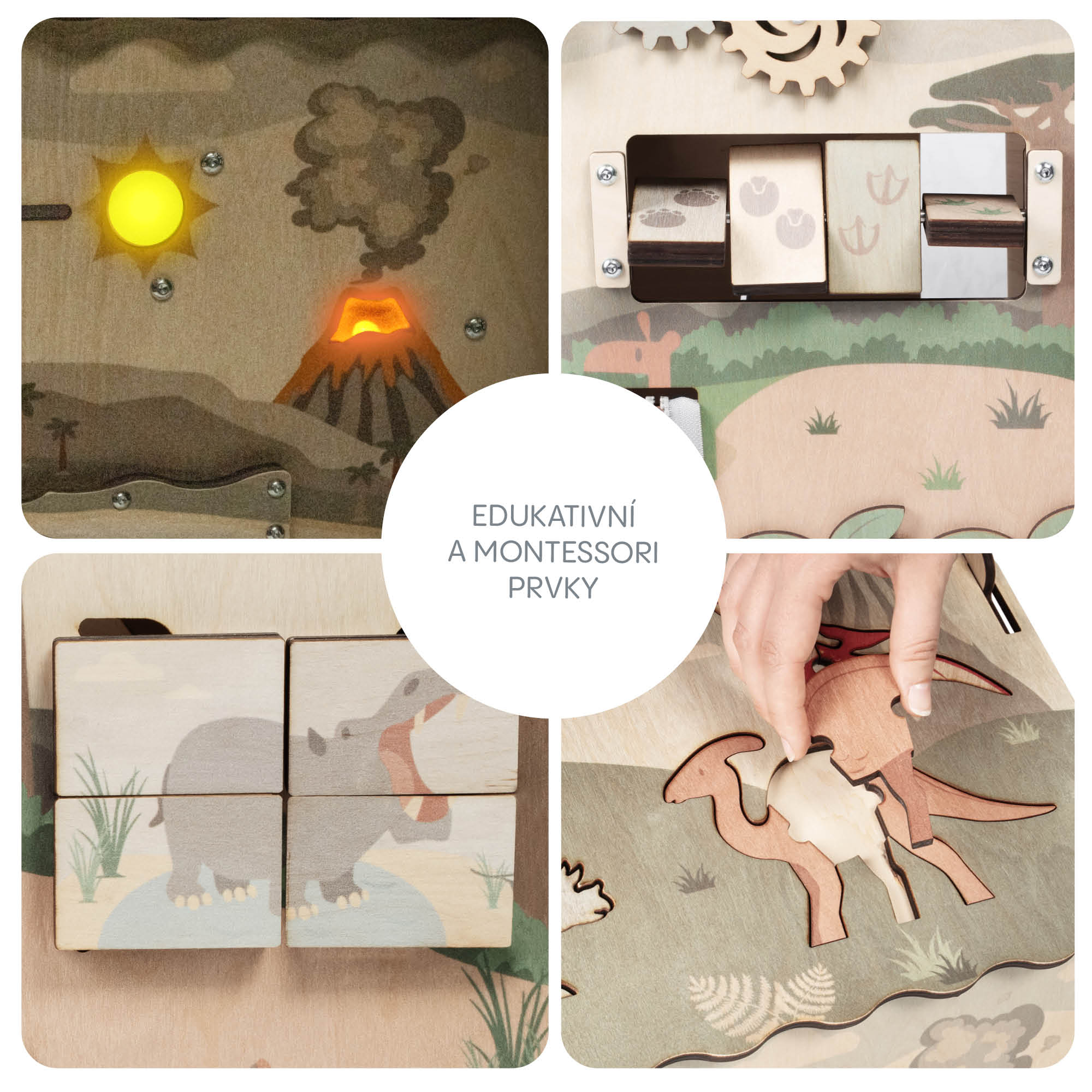 Edukativní aktivity domeček velký, Dino