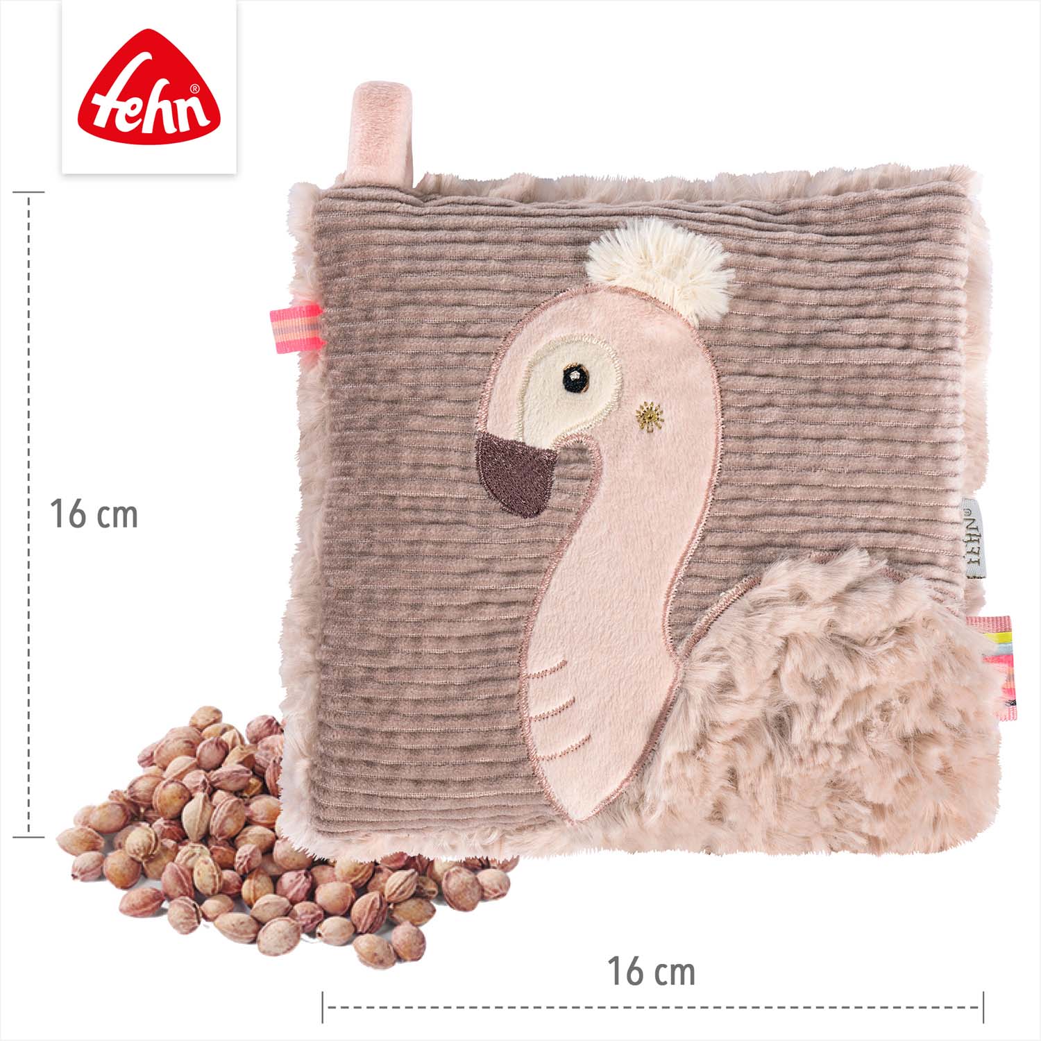 Nahřívací polštářek plameňák, Pink