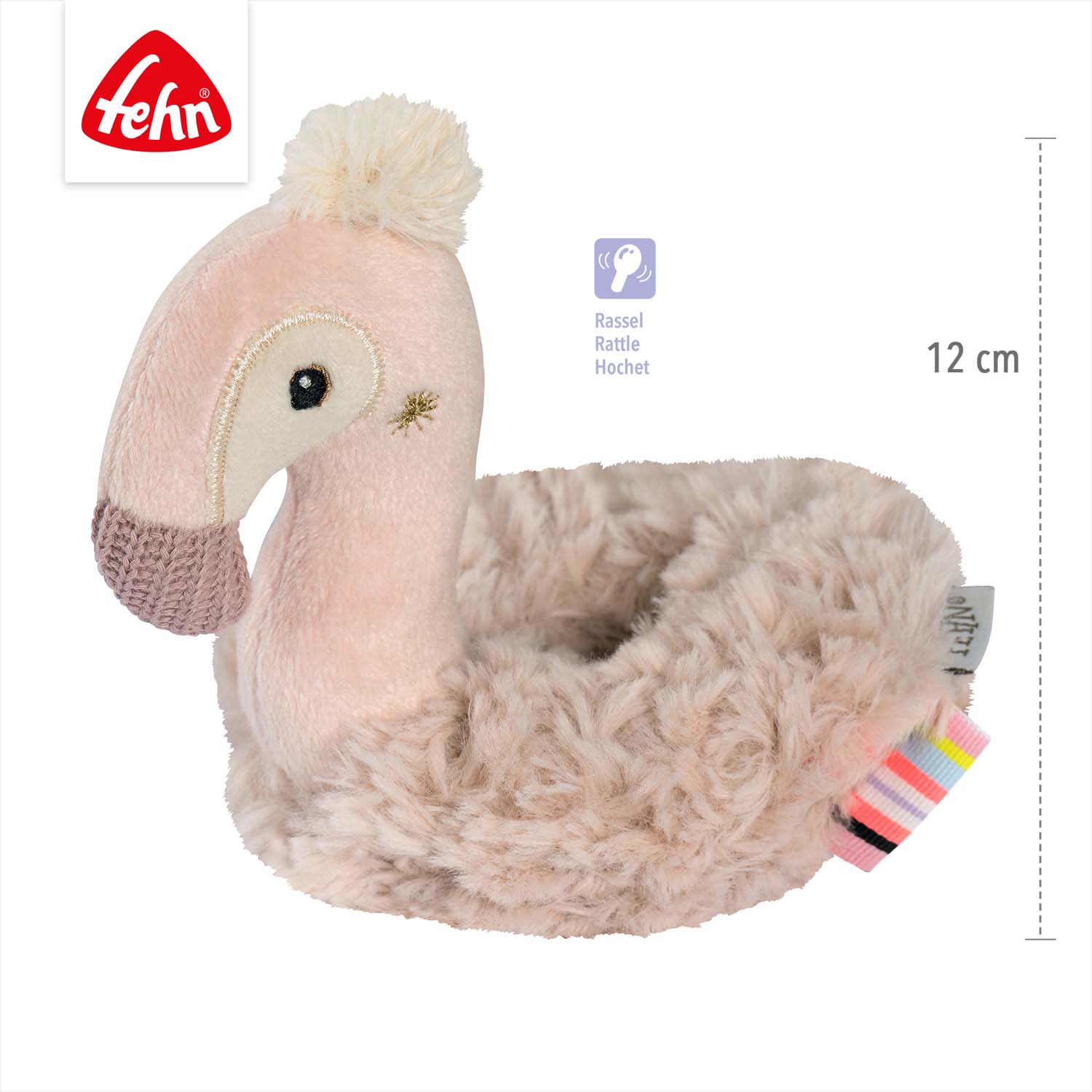 Měkký kroužek plameňák, Pink