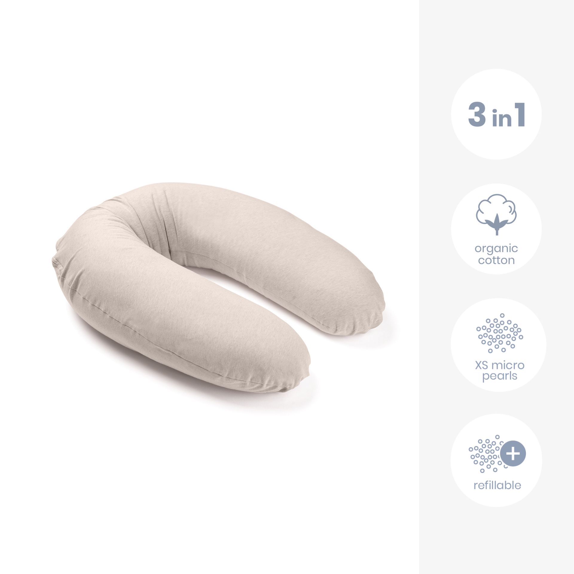 Buddy multifunkční kojící polštář, Chine Sand