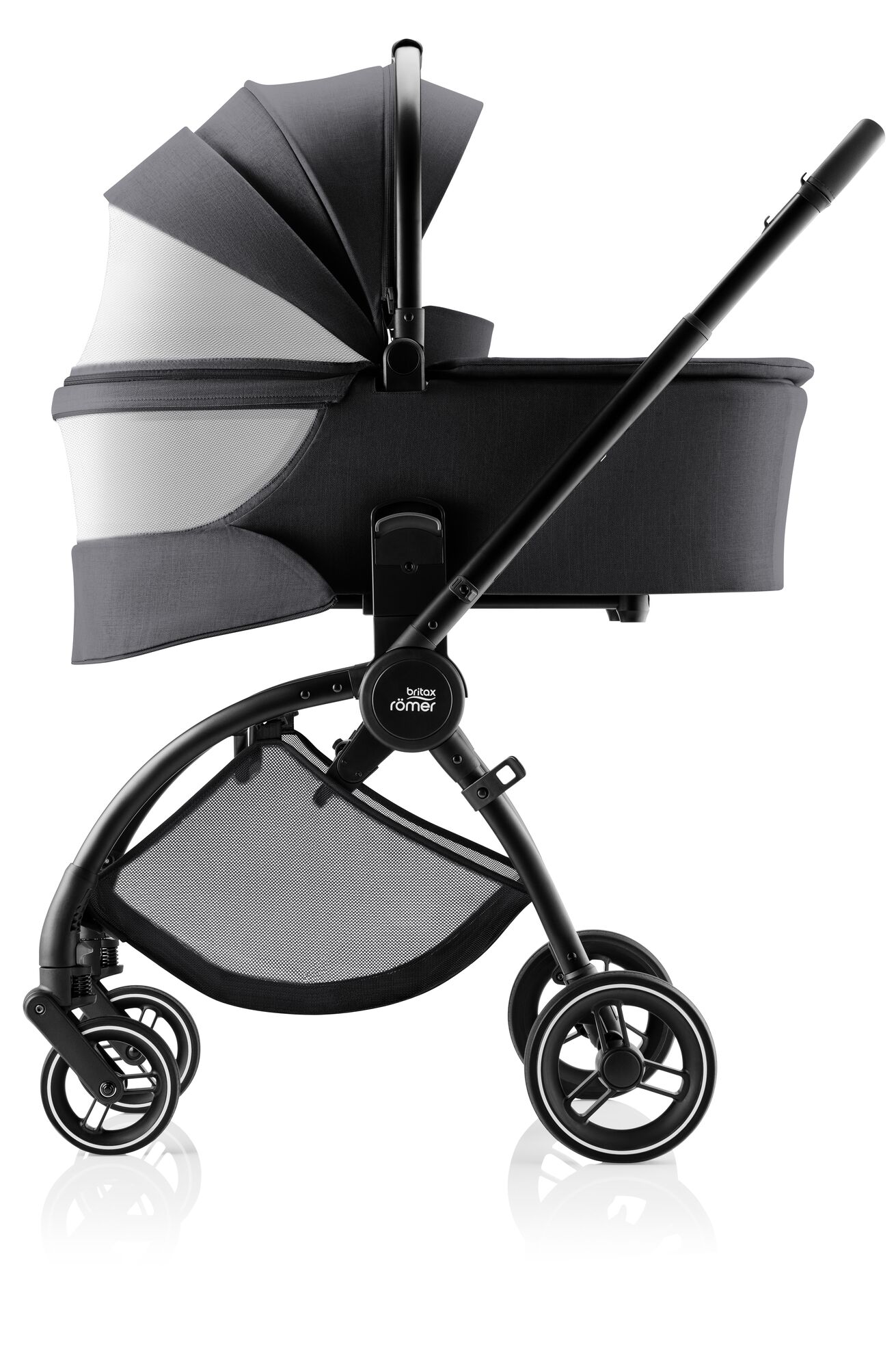 Hluboká korba na kočárek Rio Style, Carbon Black