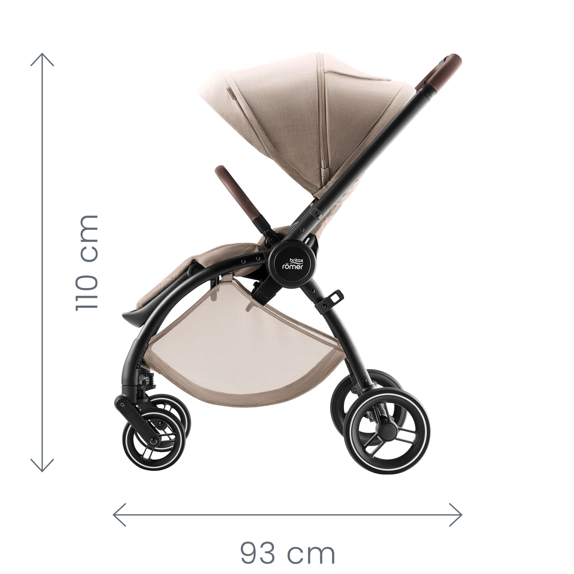 Set kočárek Rio + hluboká korba + autosedačka Baby-Safe PRO Style, Teak