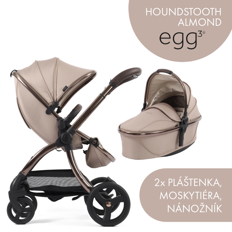 BabyStyle Egg3 set 2 v 1 - Houndstooth Almond 2025 - Special Edition