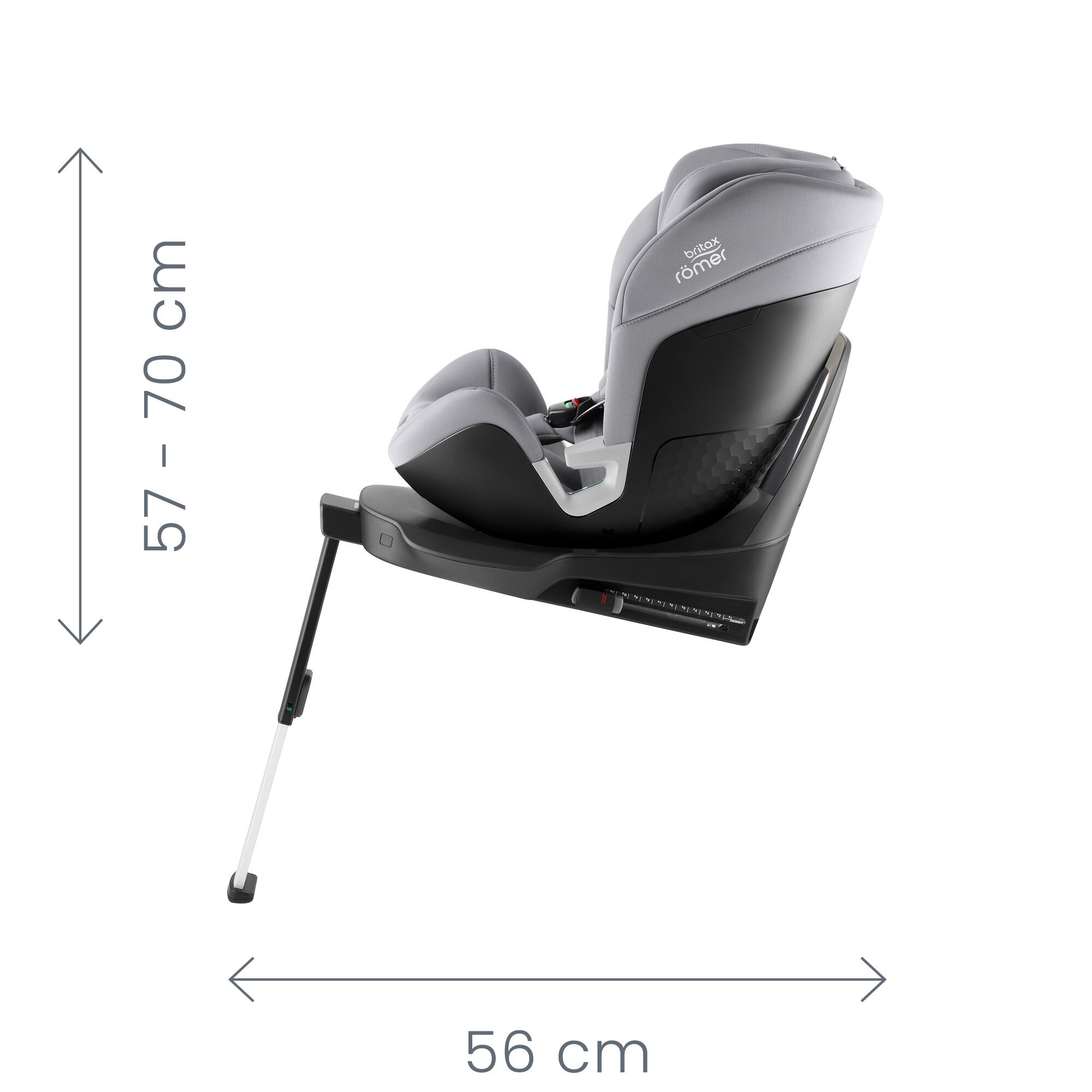 Autosedačka Swivel 2, Midnight Grey 2