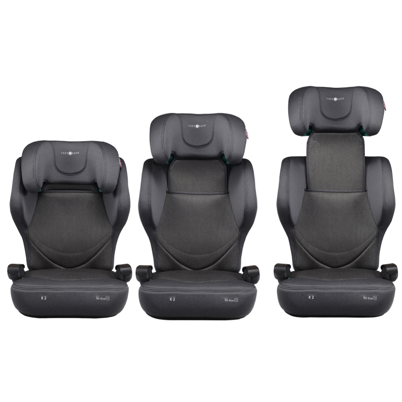 Cozy N Safe K2 i-Size autosedačka 100-150 (skládatelná), Graphite 2025