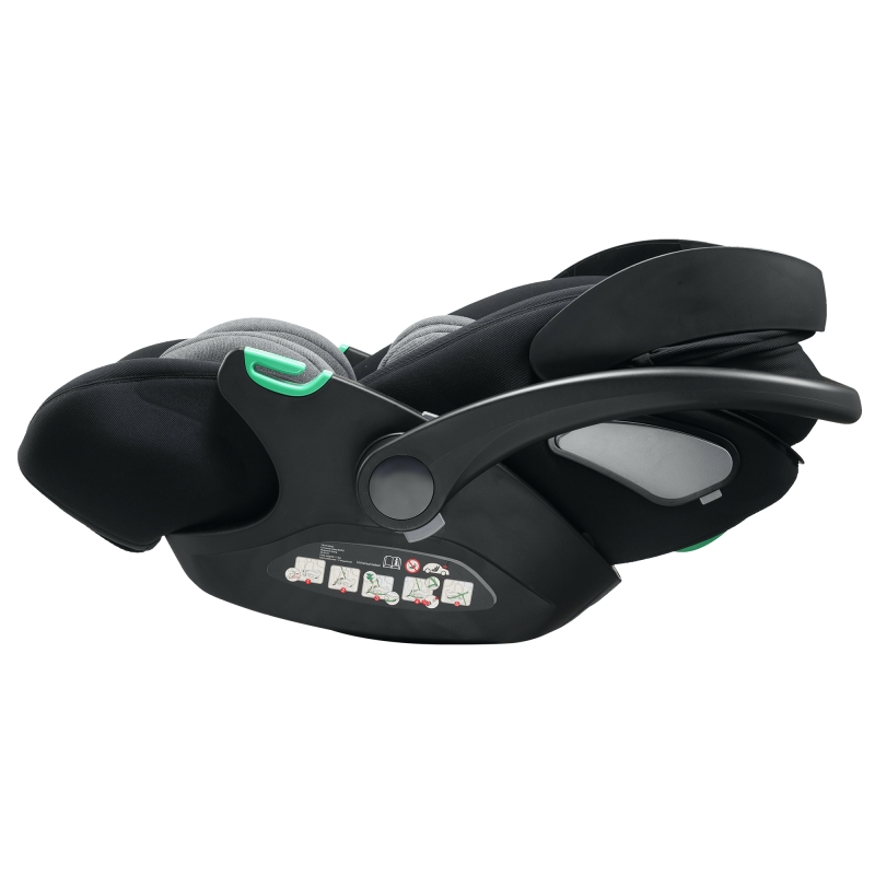 Cozy N Safe AVALON i-Size 360° autosedačka vč. ISOFIX báze, Black/Grey 2025