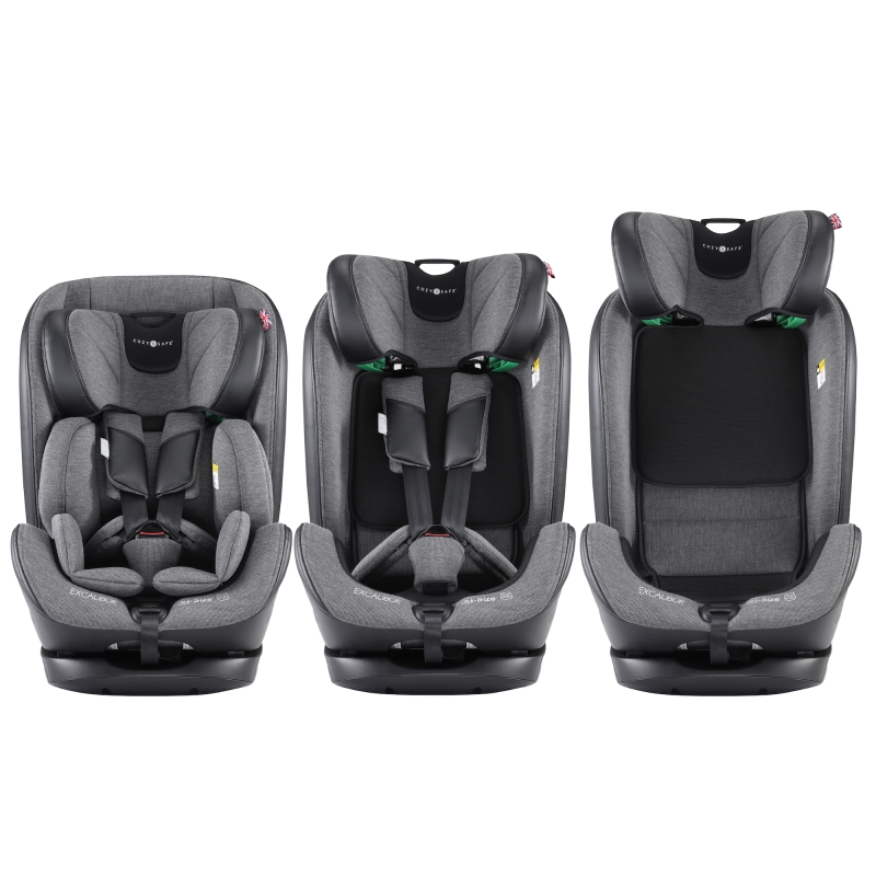 Cozy N Safe EXCALIBUR i-Size autosedačka 76-150, Black/Grey 2025