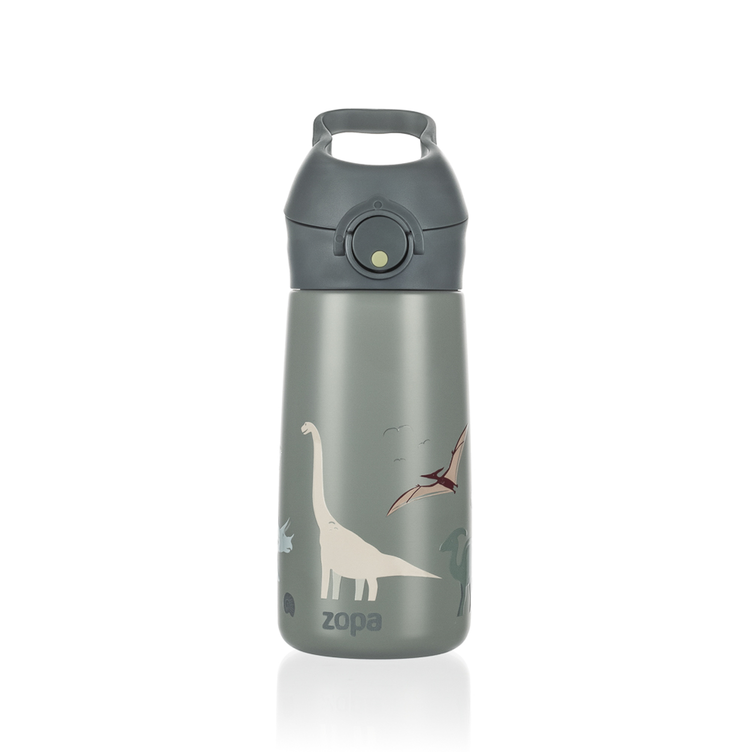 Termoska na pití s pítkem 400 ml, Dino
