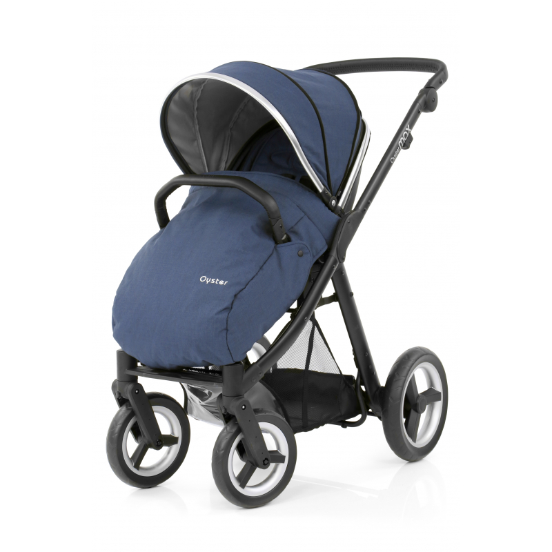 BabyStyle kočárek Oyster Max Black/Oxford Blue 2019