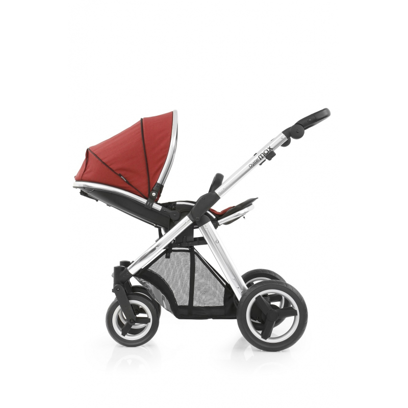 BabyStyle kočárek Oyster Max Mirror/Tango Red 2019
