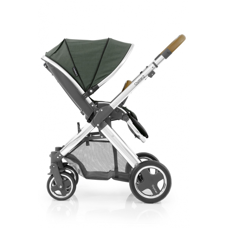 BabyStyle Oyster 2 kočárek Mirror Tan/Olive Green 2019