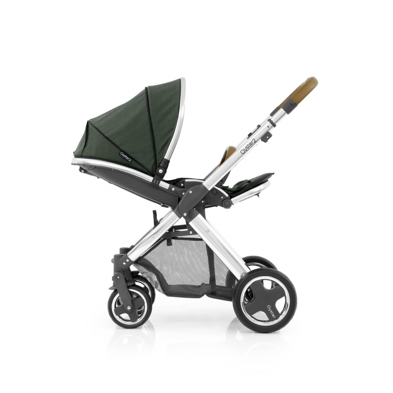 BabyStyle Oyster 2 kočárek Mirror Tan/Olive Green 2019