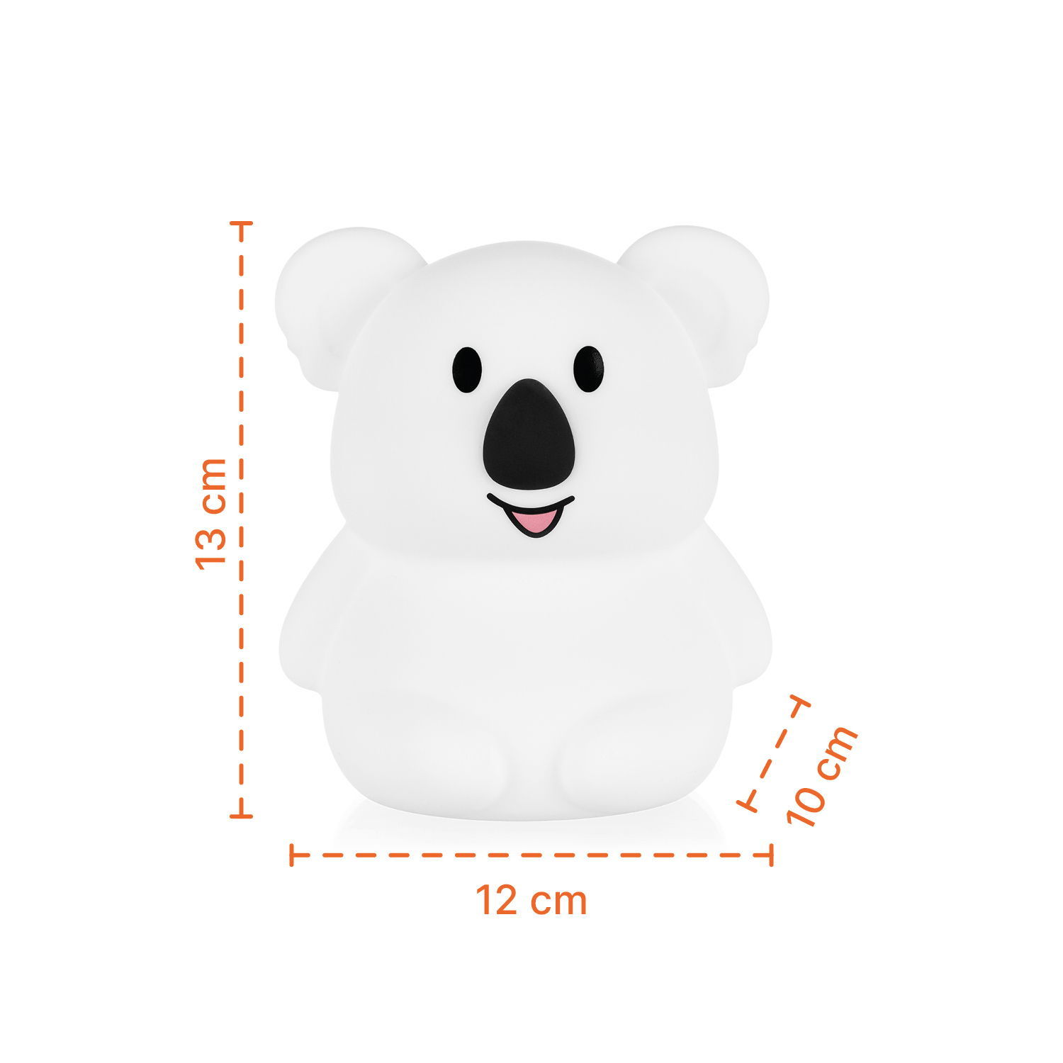 Silikonová LED noční lampička vel. M, Koala