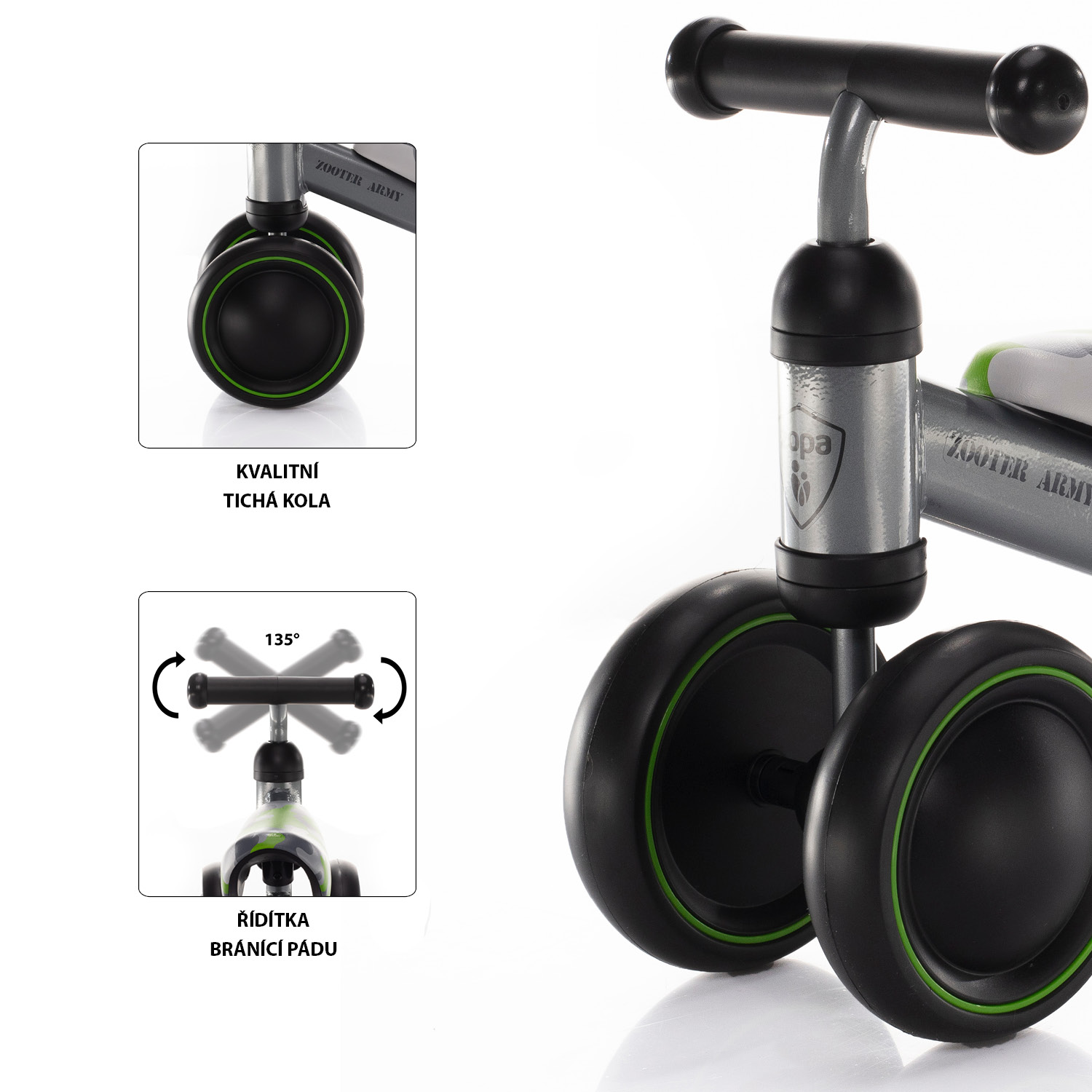 Odrážedlo Zooter, Army